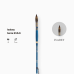 Кисть синтетика круглая Isacolor Quill Mop, №0, французская вязкая, терпкая ручка