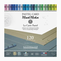 Блок пастельної паперу Sennelier Pastel Card, 30×30 см, 12 аркушів, Відтінки сірого  
