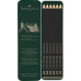 Набор матовых чернографитных карандашей Faber-Castell Pitt Graphite Matt, в метал. кор. 6 шт (2В-12В) 115207
