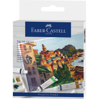 Краски масляные 24 цвета Faber-Castell Creative Studio, 24 тубы х 9 мл, 379524  