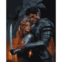 Картина за номерами SANTI Шипи і троянди Фейра і Ризонт 40х50 см  