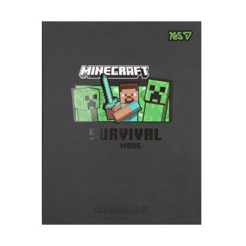 Дневник школьный Yes интегральный Minecraft, А5, 40 листов