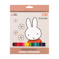 Карандаши цветные Yes 24 цвета Miffy