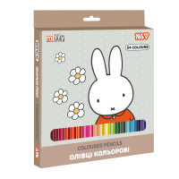 Карандаши цветные Yes 24 цвета Miffy