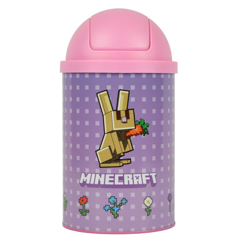 Настольный контейнер для мусора YES метал. Minecraft 10x18см - 3