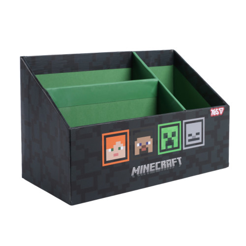 Органайзер настольный YES Minecraft  3 отделения, картон