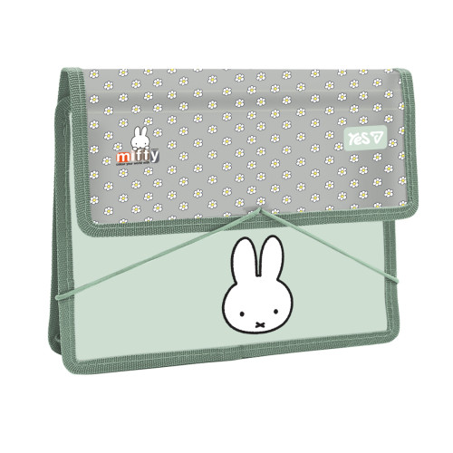 Папка для тетрадей на резинке пластиковая Yes Miffy В5 Папка для тетрадей на резинке пластиковая Yes Miffy В5