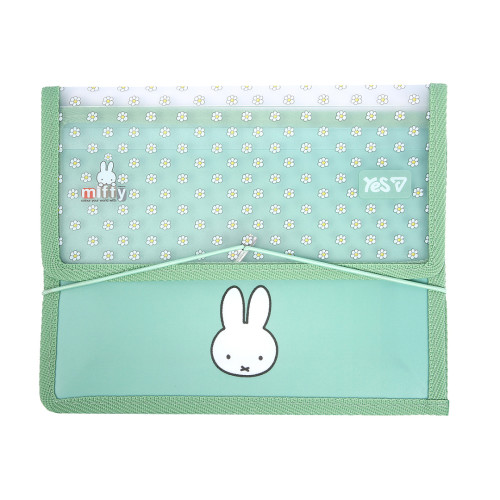 Папка для тетрадей на резинке пластиковая Yes Miffy В5