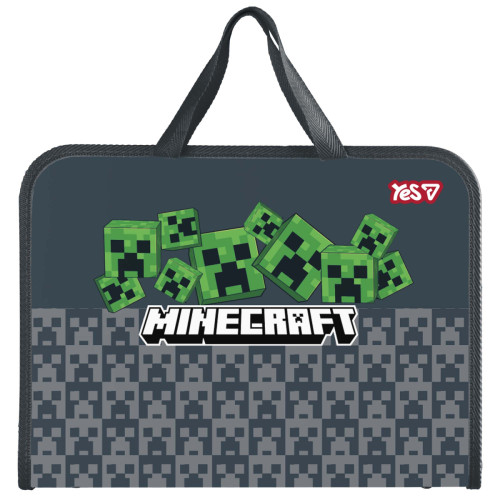 Папка-портфель YES FC на молнии Minecraft Папка-портфель YES FC на молнии Minecraft
