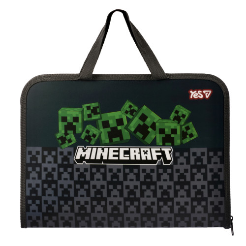 Папка-портфель YES FC на молнии Minecraft