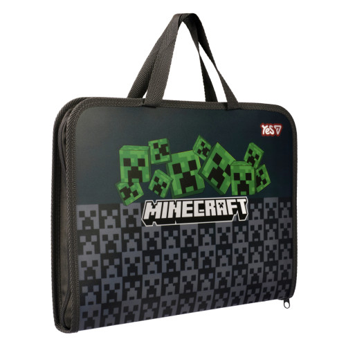 Папка-портфель YES FC на молнии Minecraft Папка-портфель YES FC на молнии Minecraft