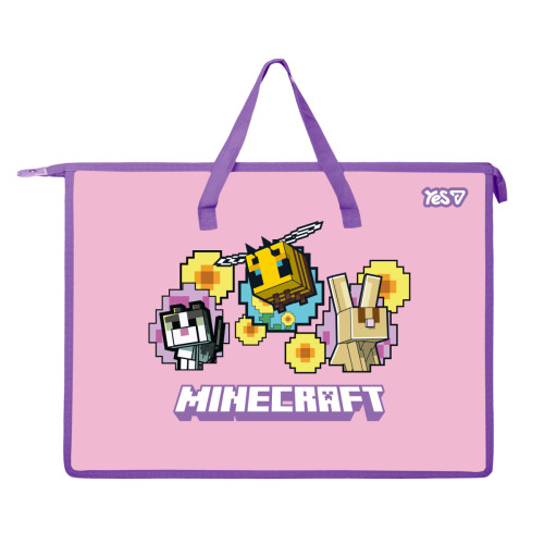 Папка-портфель YES FC на молнии Minecraft.Spring Папка-портфель YES FC на молнии Minecraft.Spring