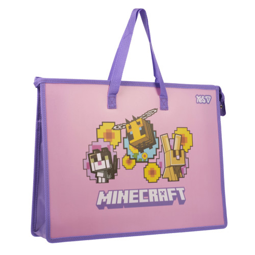 Папка-портфель YES FC на молнии Minecraft.Spring Папка-портфель YES FC на молнии Minecraft.Spring