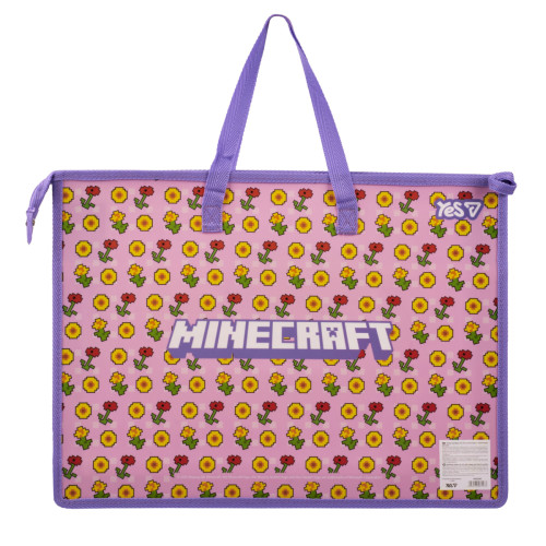 Папка-портфель YES FC на молнии Minecraft.Spring Папка-портфель YES FC на молнии Minecraft.Spring