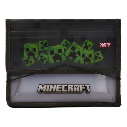 Папка для тетрадей YES пласт. на резинке В5 Minecraft