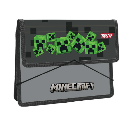 Папка для тетрадей YES пласт. на резинке В5 Minecraft Папка для тетрадей YES пласт. на резинке В5 Minecraft