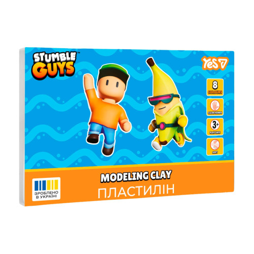 Пластилин Yes 8 цветов 160г Stumble Guys