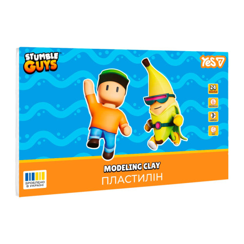 Пластилин Yes 24 цвета 480г Stumble Guys