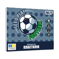 Пластилин Yes 10 цветов 200г Футбол