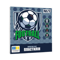 Пластилин Yes 12 цветов 240г Football Пластилин Yes 12 цветов 240г Football
