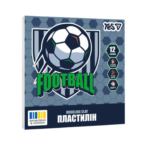 Пластилин Yes 12 цветов 240г Football