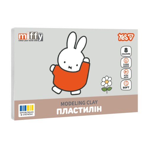 Пластилин Yes 8 цветов 160г Miffy