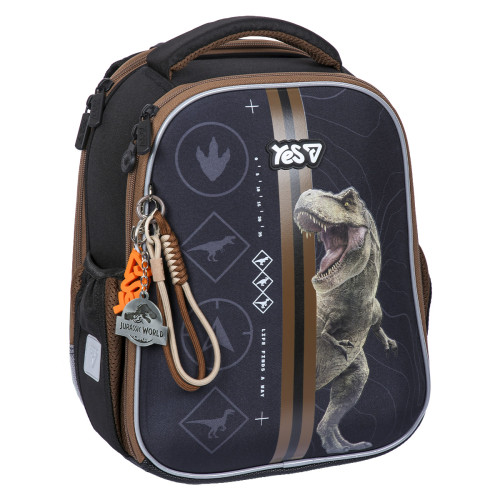 Рюкзак школьный каркасный Yes Jurassic World. Danger H-100