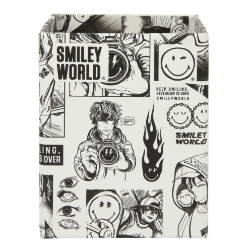 Стакан для письменных принадлежностей Yes Smiley World картон