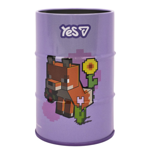 Стакан-подставка бочка Yes Minecraft Spring метал
