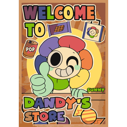 Картина по номерам Riviera Blanca Welcome to Dandy's store (28x40) (RB-1199) Картина по номерам Riviera Blanca Welcome to Dandy's store (28x40) (RB-1199)