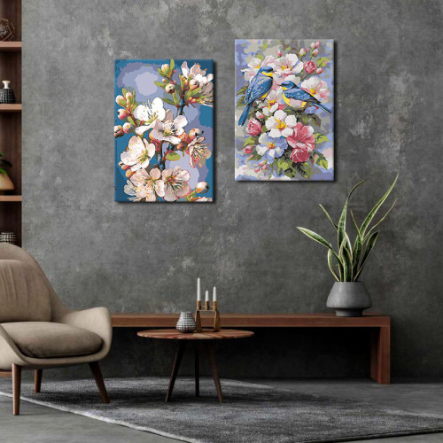 Комплект картин по номерам Riviera Blanca Сад желаний 28x40 см (RB-1266)