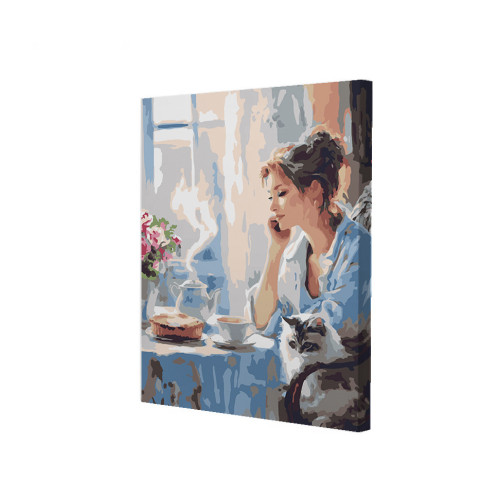 Картина по номерам Riviera Blanca Завтрак 40x50 см (RB-1346)