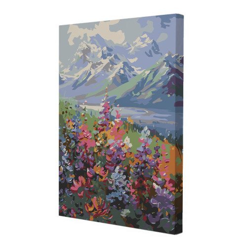 Картина по номерам Riviera Blanca Дыхание высокогорья 28x40 см (RB-1378)