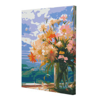 Картина за номерами Riviera Blanca Квітковий бриз 40x50 см (RB-1190)  