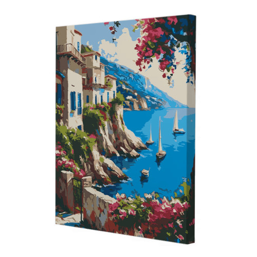 Картина по номерам Riviera Blanca Цветочная затока 40x50 см (RB-1192)