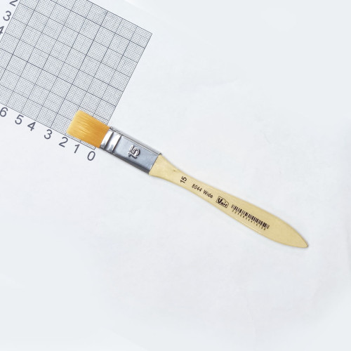 Кисть синтетика флейц UART Wide 8044, №15