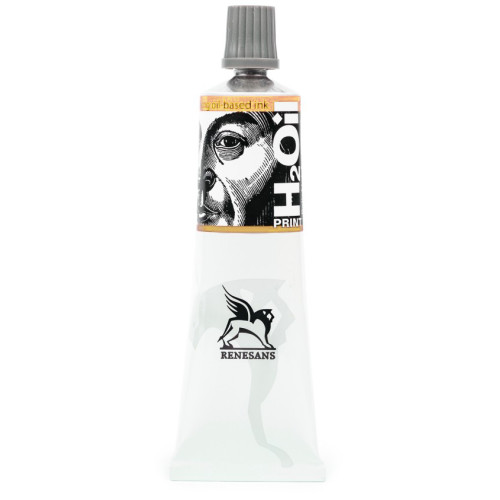 Масляная краска H2OilPrint для рельефной печати 60 мл, 02 Базовый желтый