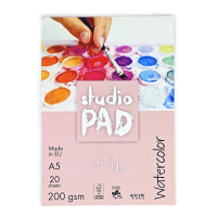 Склейка для акварелі Studio, А5, 200г/м2, 20л, SM-LT Art