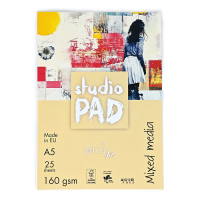 Склейка Studio (mixed media), А5, 160 г/м², 25 л, SM-LT Art