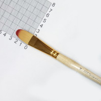 Кисть синтетика овальная нейлон ArtMaster, №14