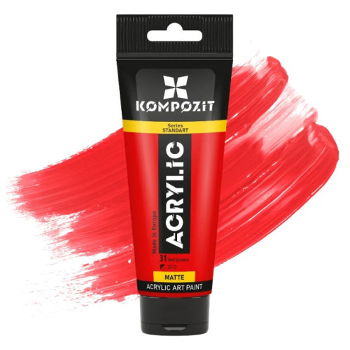Фарба акрилова STANDART Kompozit 75 мл №31 Червоний оригінальний