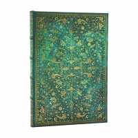Записник Paperblanks Смарагдова квітка, середній Лінійка (9780349713151)