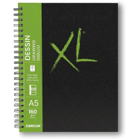 Блокнот для рисунку на спіралі DRAWING XL, А5 (14,8x21см), 160г/м2, 60л, Canson