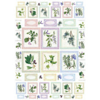 Декупажная карта Ароматы размер 50x70 см Декупажная карта Ароматы размер 50x70 см