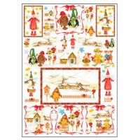 Декупажная карта DECOUPAGE Paper, 50x70 см, № 082 Country Christmas-2