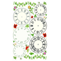 Декупажная карта на рисовой бумаге DECOUPAGE Napkin 35x50 см, (1) 521 Clocks (CT188900_521)