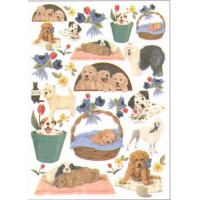 Декупажная карта на рисовой бумаге DECOUPAGE Napkin 35x50 см, (1) 528 Puppy (CT188900_528)