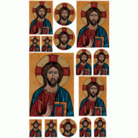 Декупажная карта на рисовой бумаге DECOUPAGE Napkin 35x50 см, (1) 537 Christ (CT188900_537)