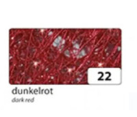 Сизаль із гліттером 135 гр 0,45 х 2 м №22 dark red