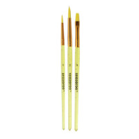 Набір пензлів для гриму 3 шт Snazaroo Fun Brush Set